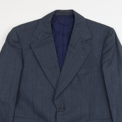 Mens UK Size L Marks and Spencer Regular Blue Suit Jacket