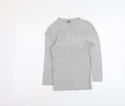 Womens UK Size 12 Warehouse Grey Pullover Jumper