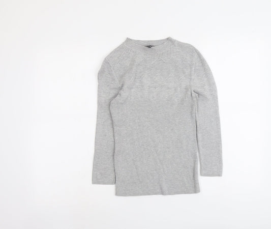 Womens UK Size 12 Warehouse Grey Pullover Jumper