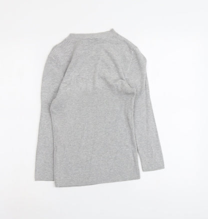 Womens UK Size 12 Warehouse Grey Pullover Jumper