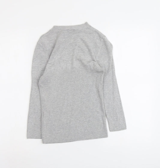 Womens UK Size 12 Warehouse Grey Pullover Jumper