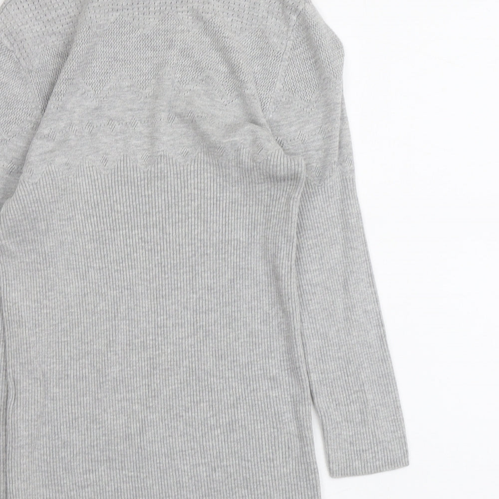 Womens UK Size 12 Warehouse Grey Pullover Jumper