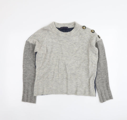Womens UK Size M Marks and Spencer Grey Pullover Jumper