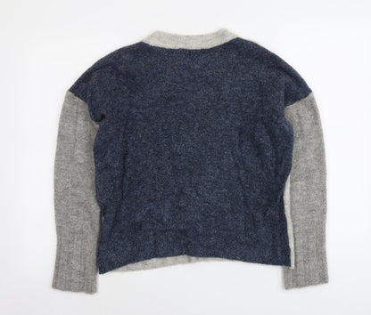 Womens UK Size M Marks and Spencer Grey Pullover Jumper