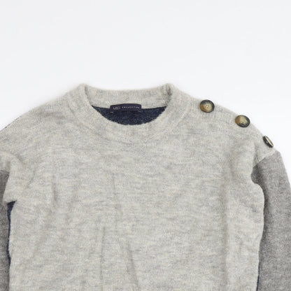 Womens UK Size M Marks and Spencer Grey Pullover Jumper