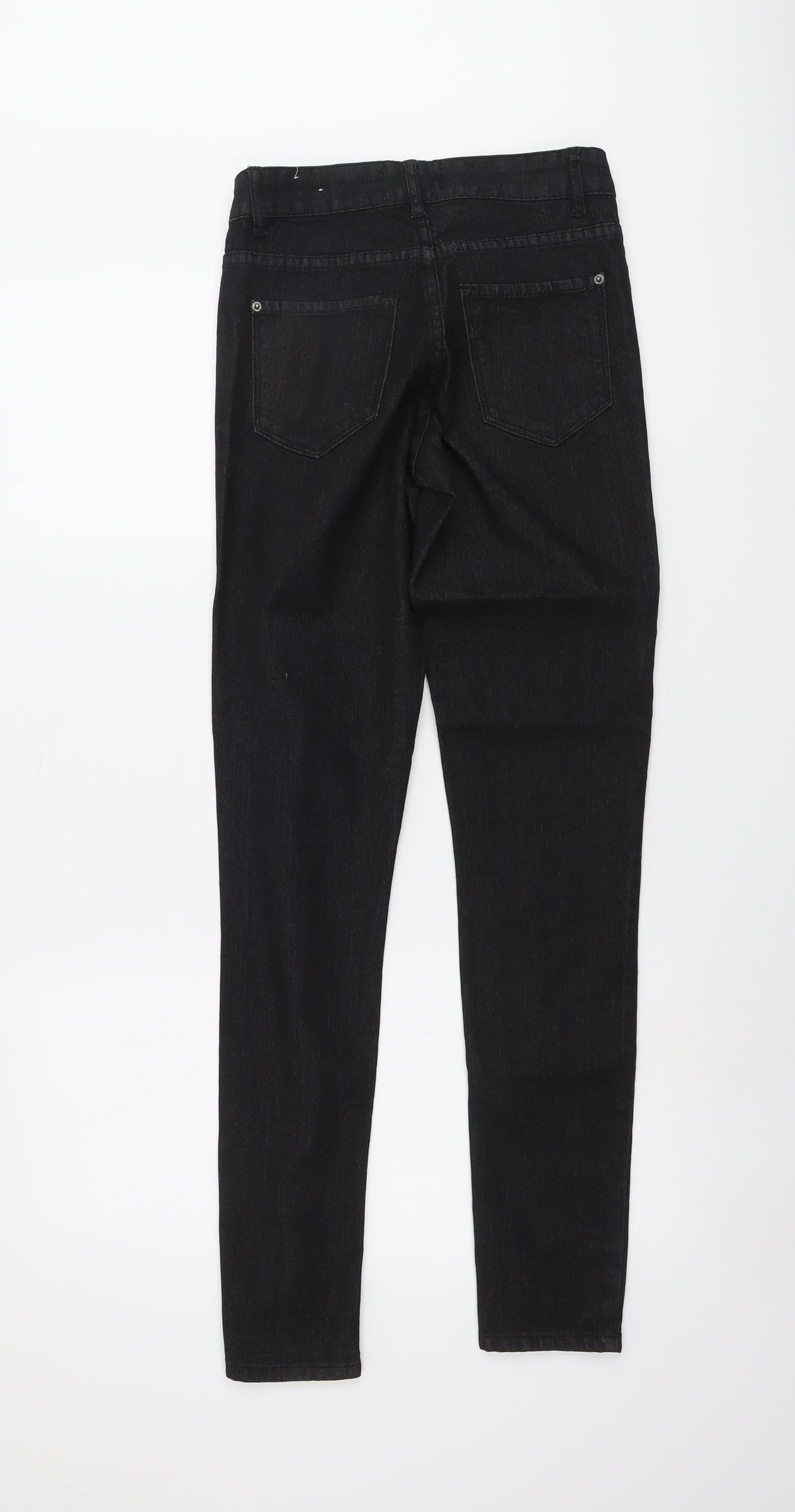 Womens UK Size 8 Janina Regular Fit Skinny Black Jeans