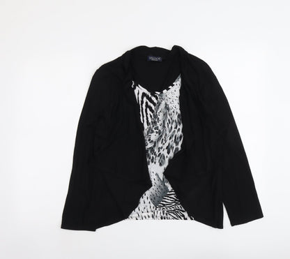 Womens UK Size L Saloos Black Basic Blouse