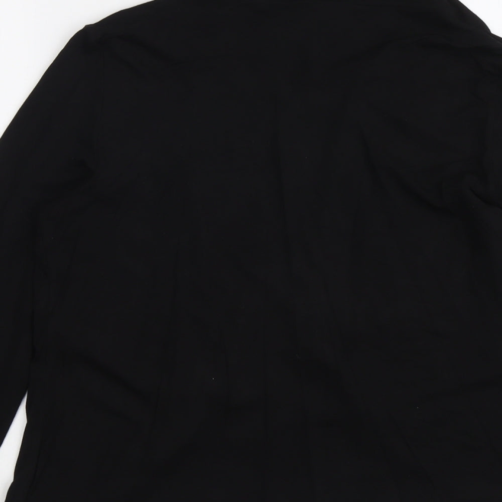 Womens UK Size L Saloos Black Basic Blouse