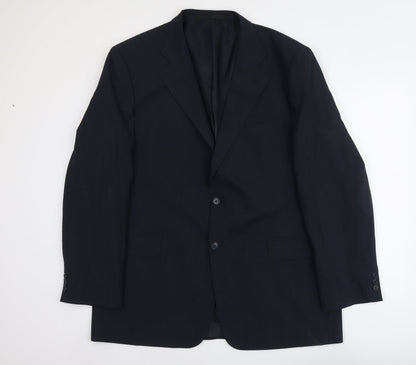 Mens UK Size L Marks and Spencer Regular Blue Suit Jacket