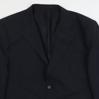 Mens UK Size L Marks and Spencer Regular Blue Suit Jacket