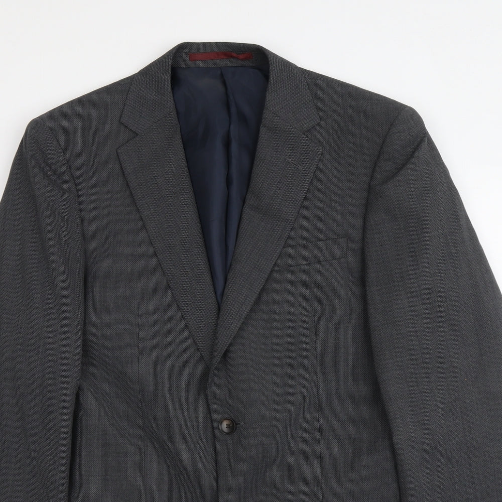 Mens UK Size M Marks and Spencer Regular Grey Suit Jacket