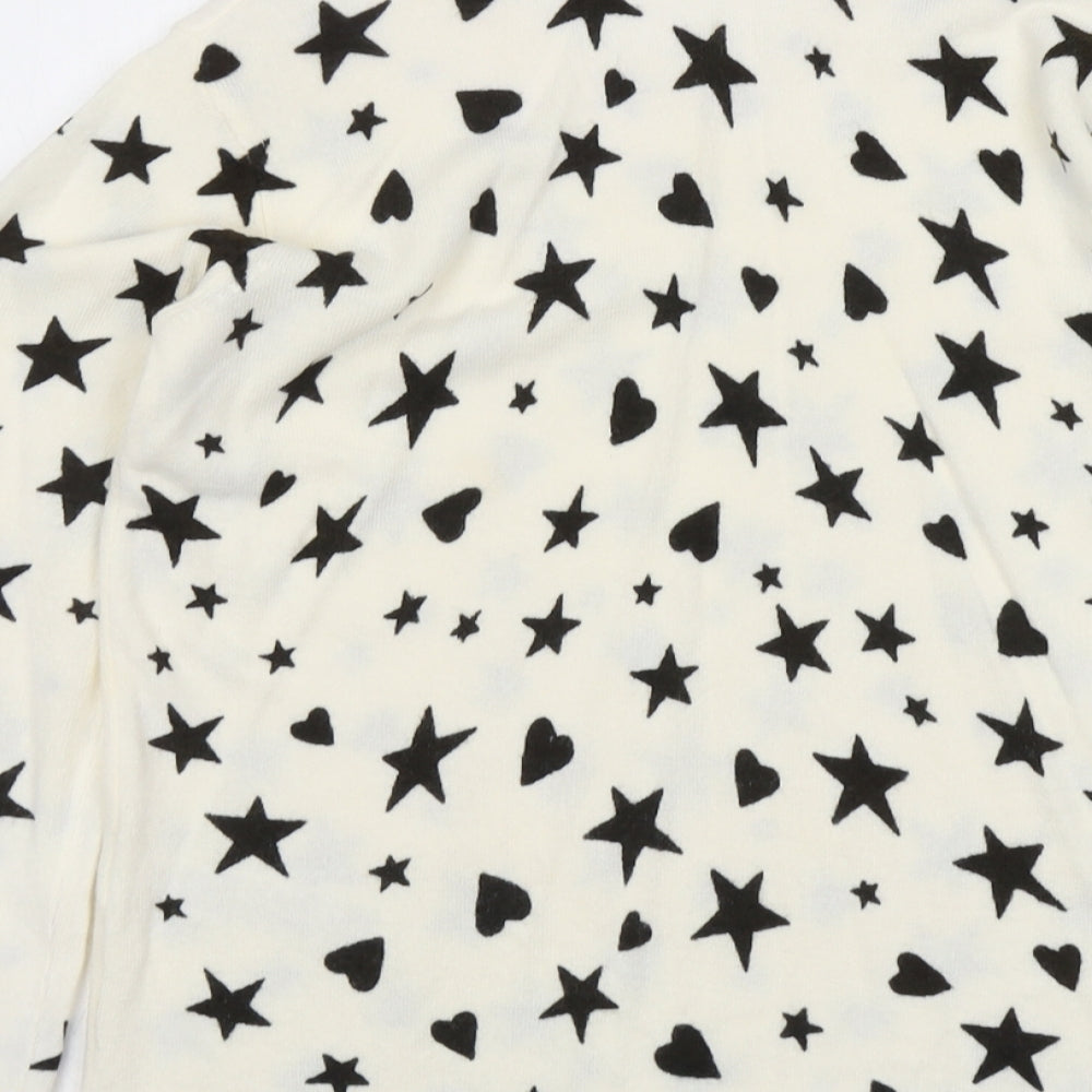 Womens UK Size 12 Marks and Spencer Ivory Pullover Jumper