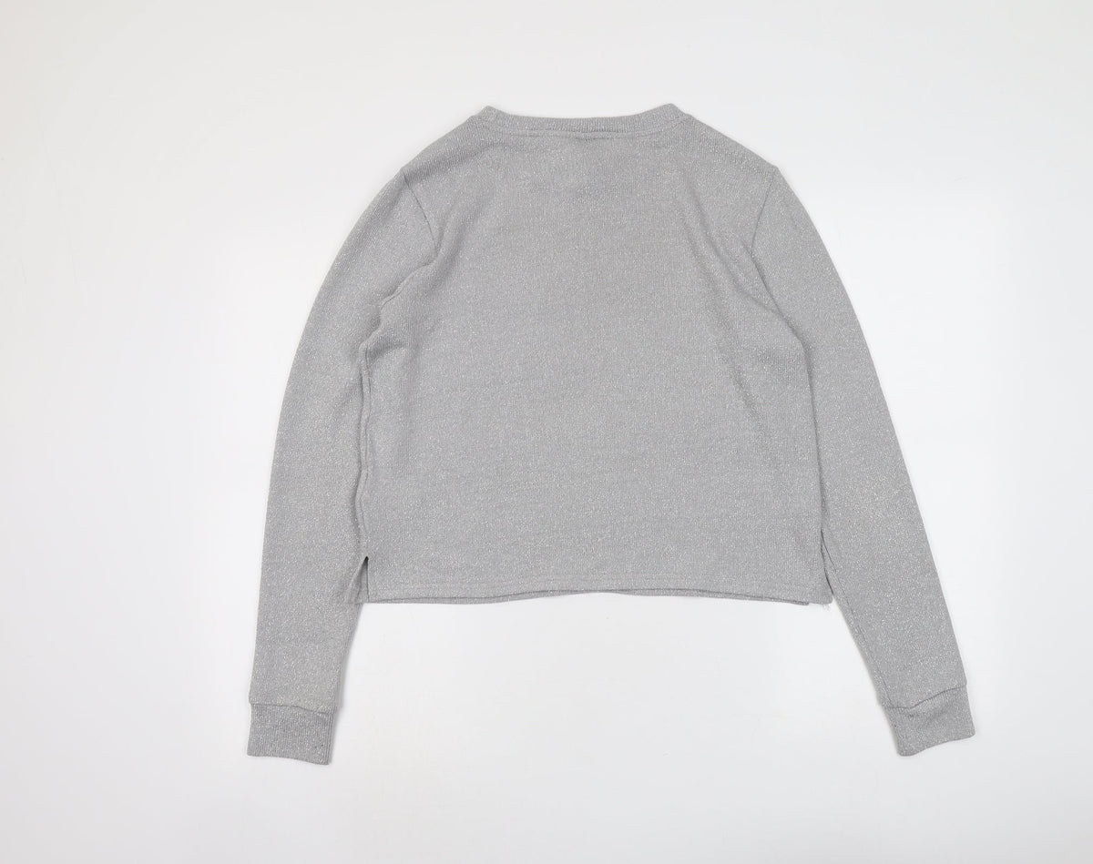 Womens UK Size S H&M Grey Pullover Jumper