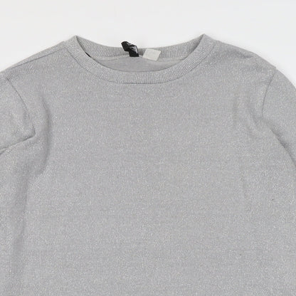 Womens UK Size S H&M Grey Pullover Jumper