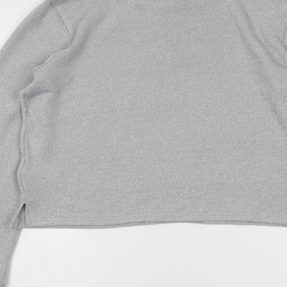 Womens UK Size S H&M Grey Pullover Jumper