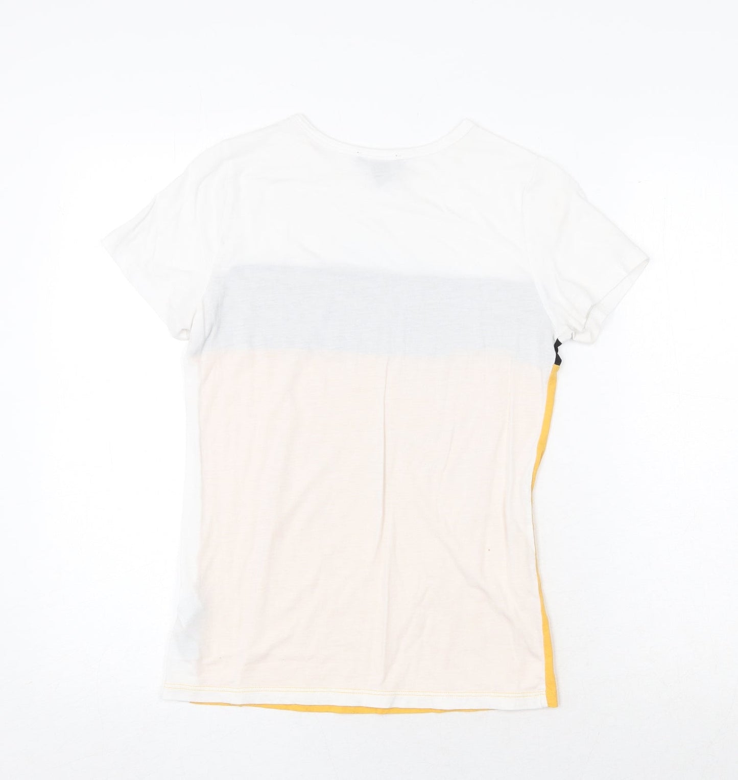 Womens UK Size 6 New Look Multicoloured Basic T-Shirt