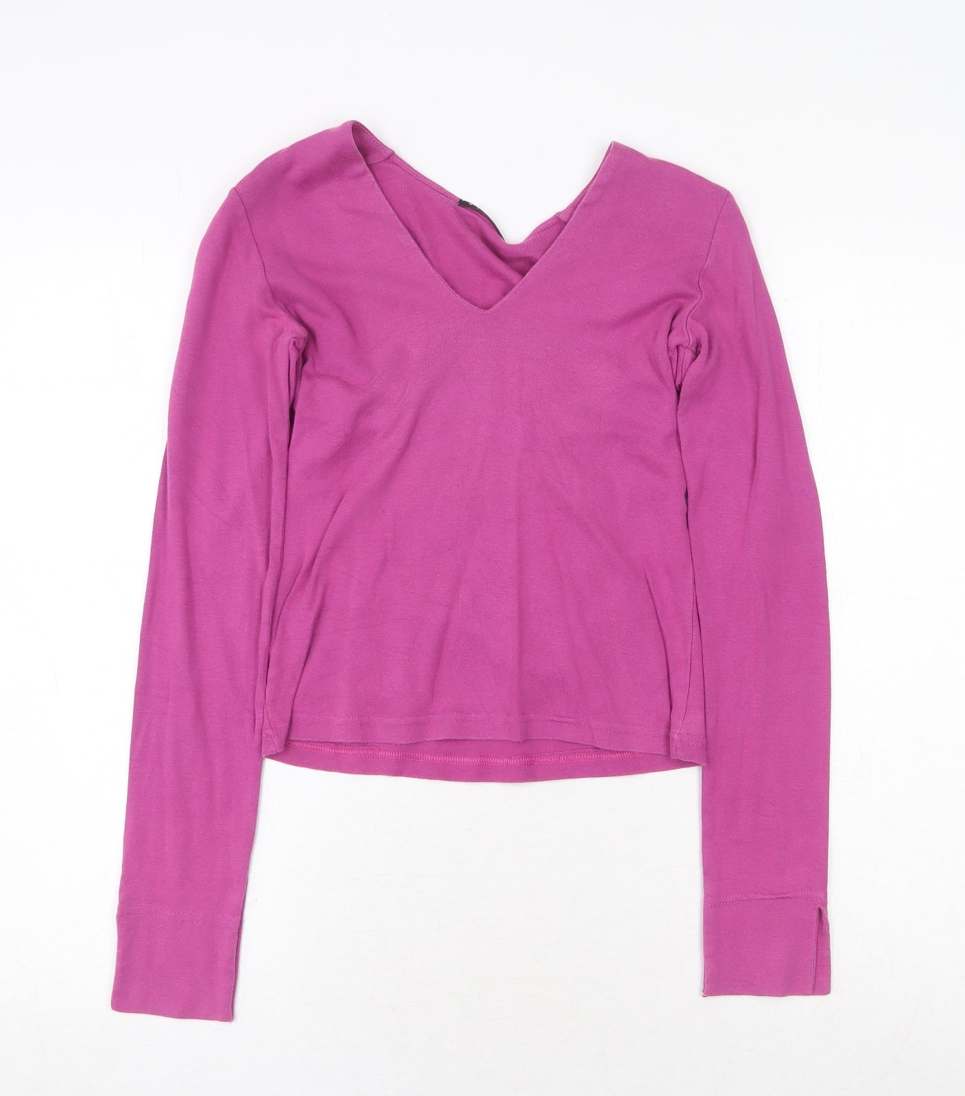Womens UK Size M Sisley Purple Pullover Jumper