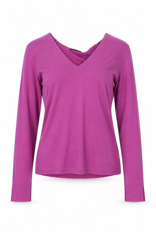 Womens UK Size M Sisley Purple Pullover Jumper