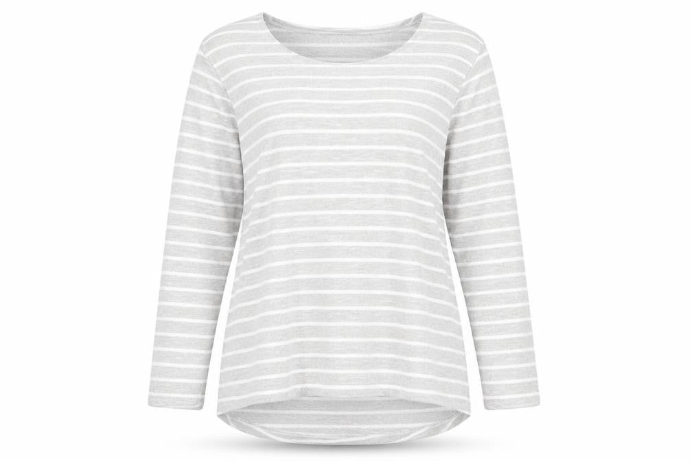 Womens UK Size L Jessica Graaf Grey Jersey T-Shirt