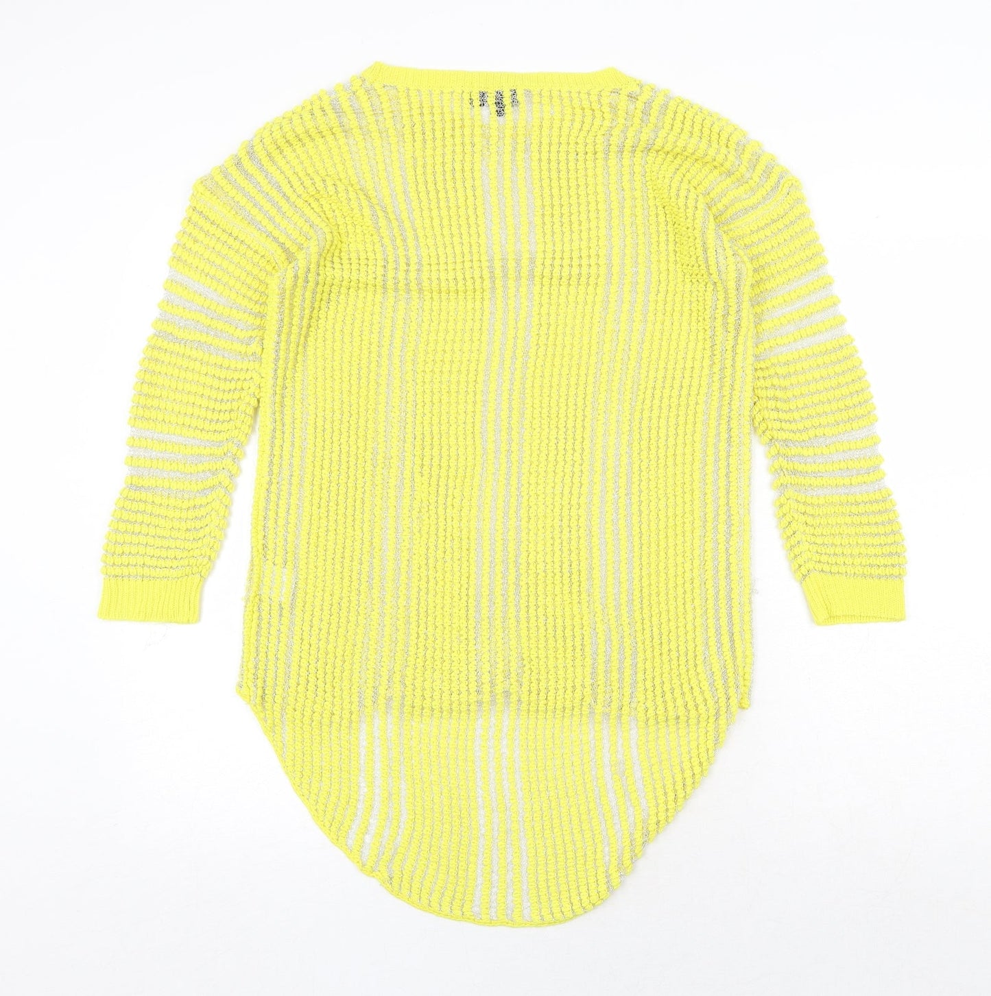 Womens UK Size 8 OPUS Yellow Pullover Jumper