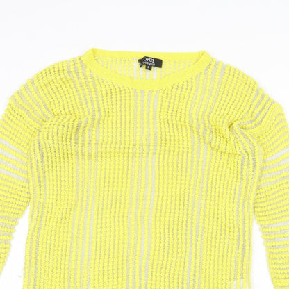 Womens UK Size 8 OPUS Yellow Pullover Jumper