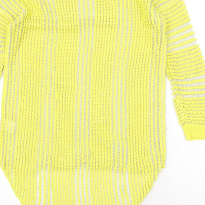 Womens UK Size 8 OPUS Yellow Pullover Jumper