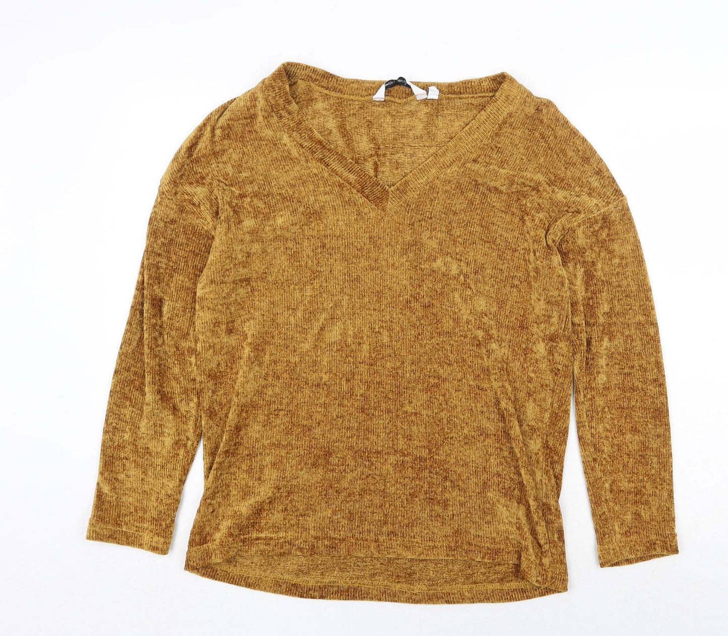 Womens UK Size 12 Capsule Yellow Pullover Jumper