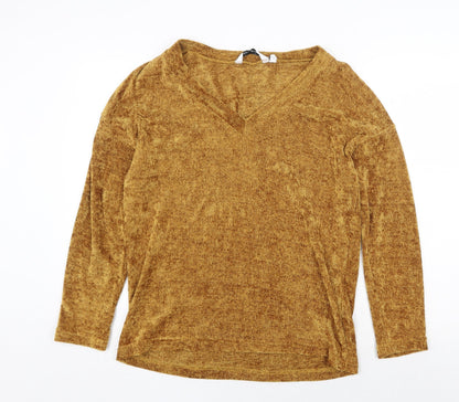 Womens UK Size 12 Capsule Yellow Pullover Jumper