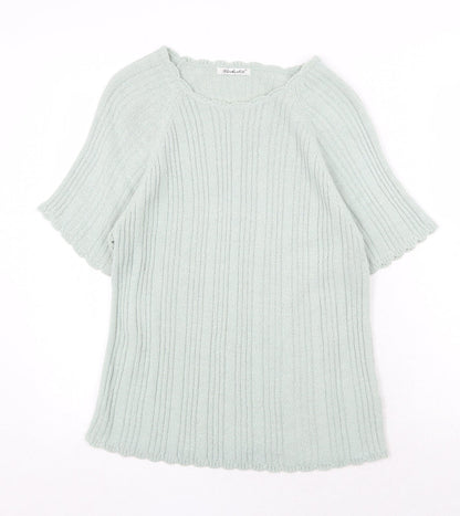 Womens UK Size 14 Berketex Green Pullover Jumper