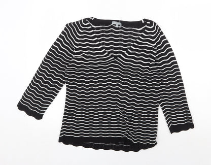 Womens UK Size 12 Marks and Spencer Black Pullover Jumper