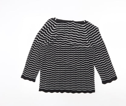 Womens UK Size 12 Marks and Spencer Black Pullover Jumper