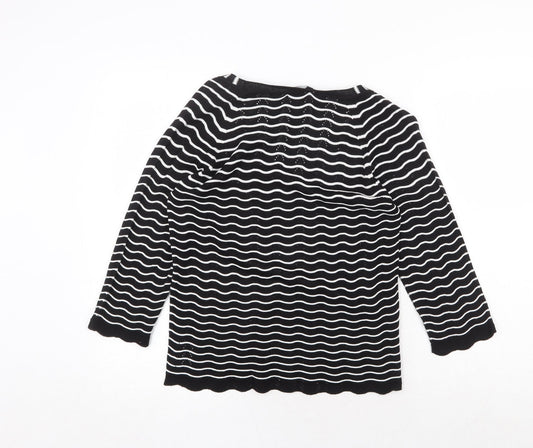Womens UK Size 12 Marks and Spencer Black Pullover Jumper