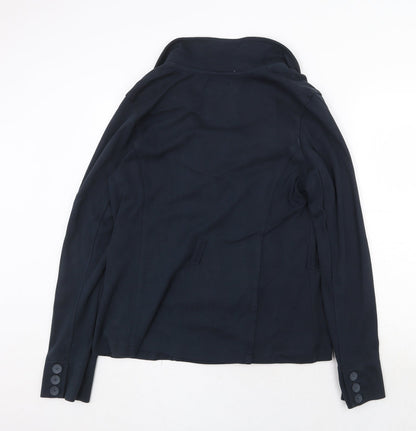 H&M Womens Blue Jacket Size L Button
