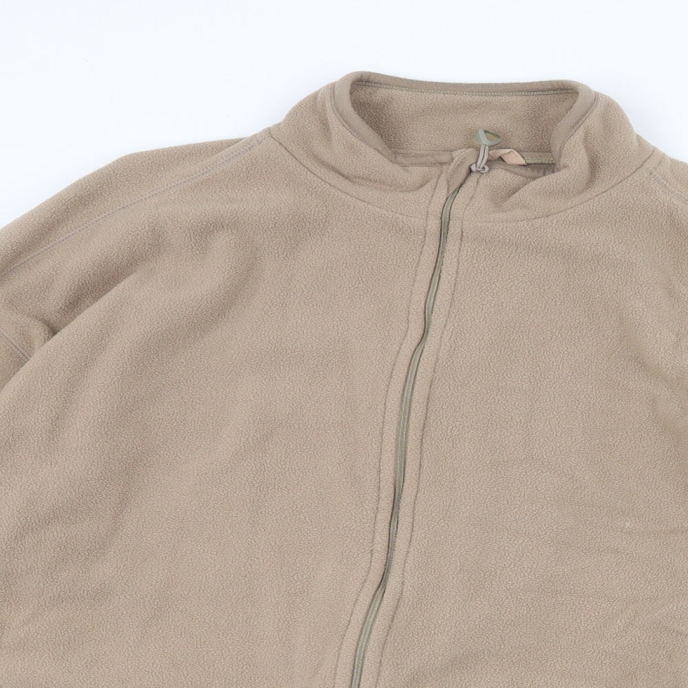 JERZEES Womens Beige Jacket Size 2XL Zip