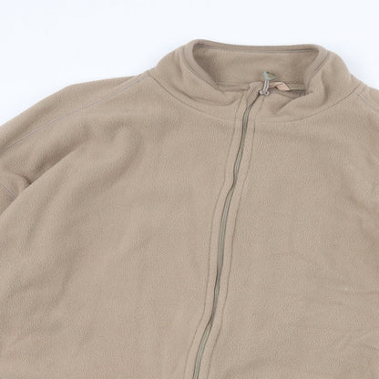 JERZEES Womens Beige Jacket Size 2XL Zip