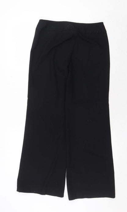 Womens UK Size 8 Spirit Regular Fit  Black Trousers