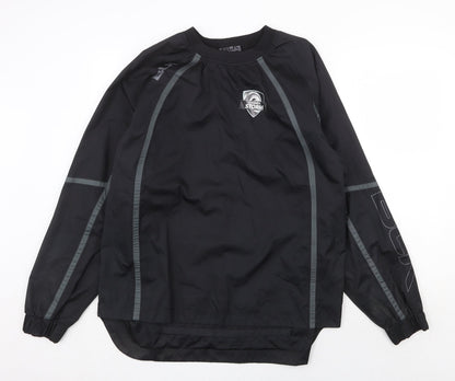BLK Mens Black Polyester Pullover Sweatshirt Size M
