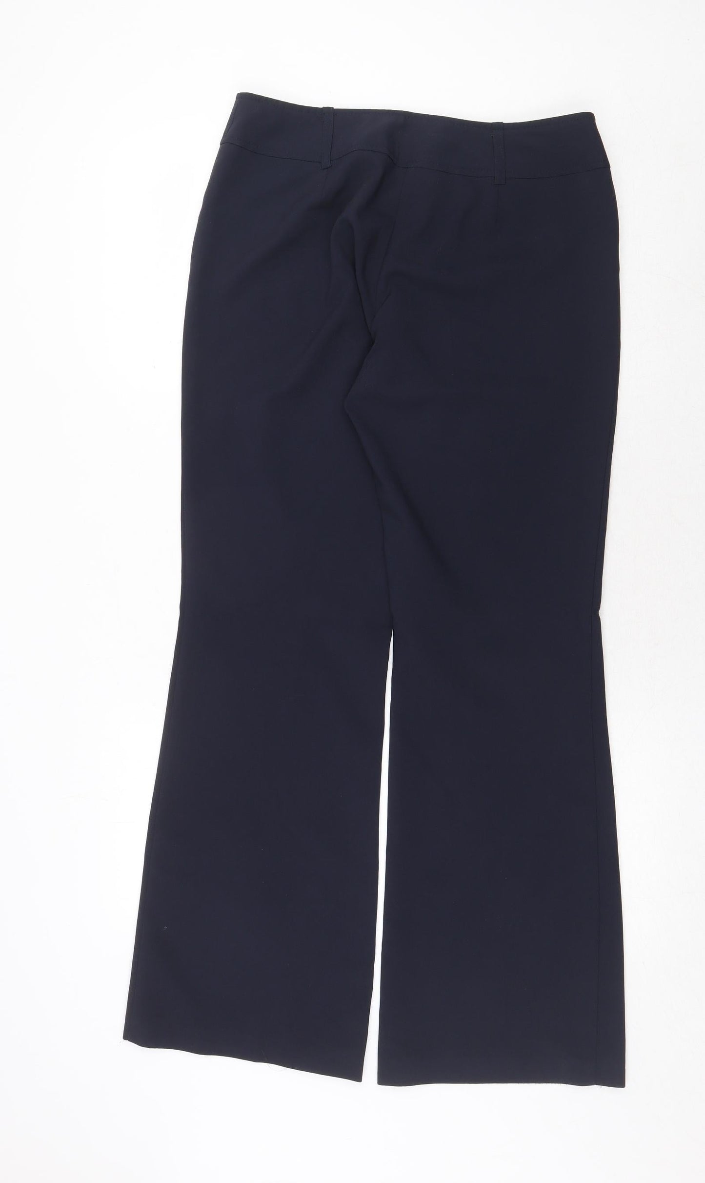 Womens UK Size 12 Dorothy Perkins Regular Fit Dress Pants Blue Trousers
