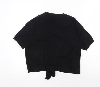 Womens UK Size 10 Marks and Spencer Black Cardigan Jumper