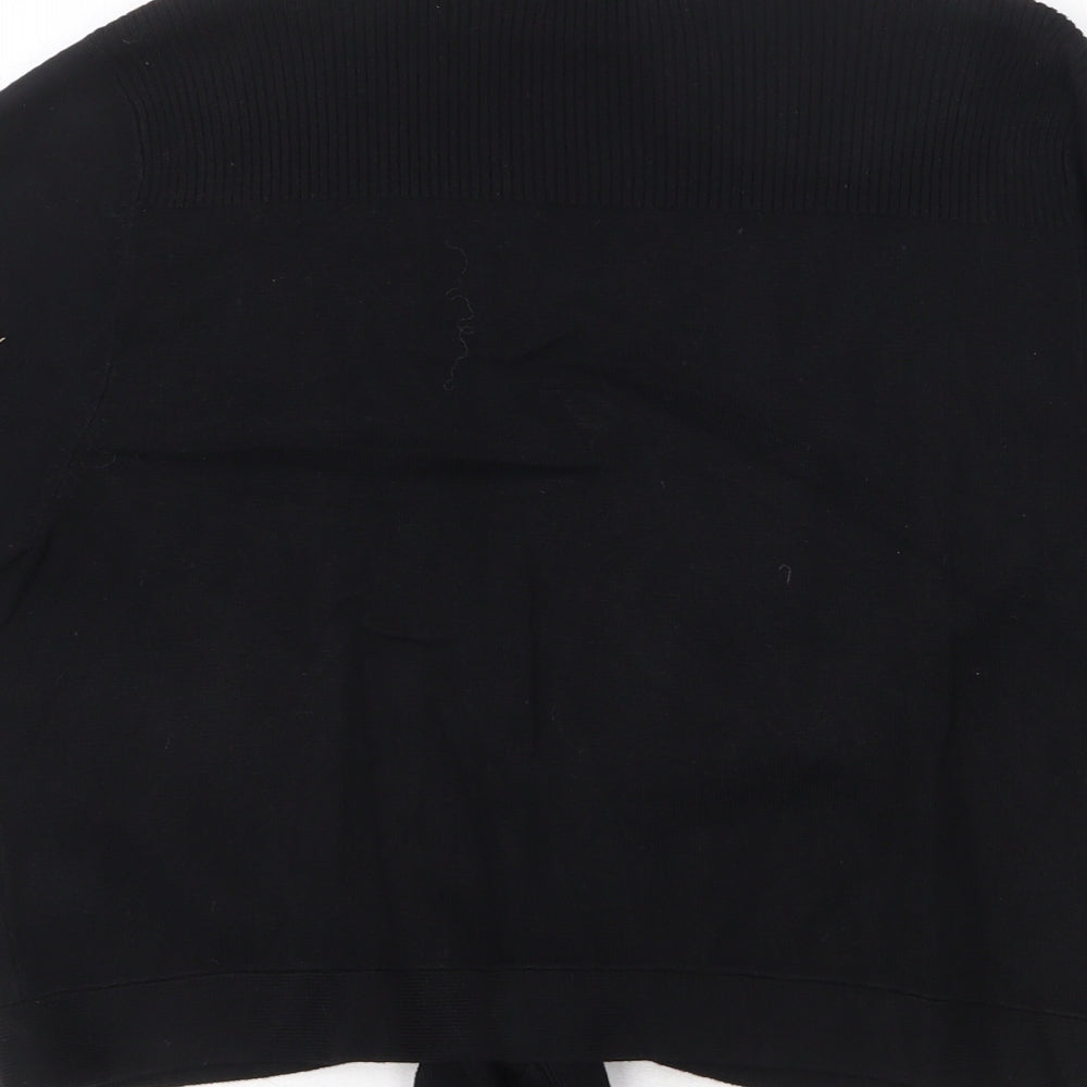 Womens UK Size 10 Marks and Spencer Black Cardigan Jumper