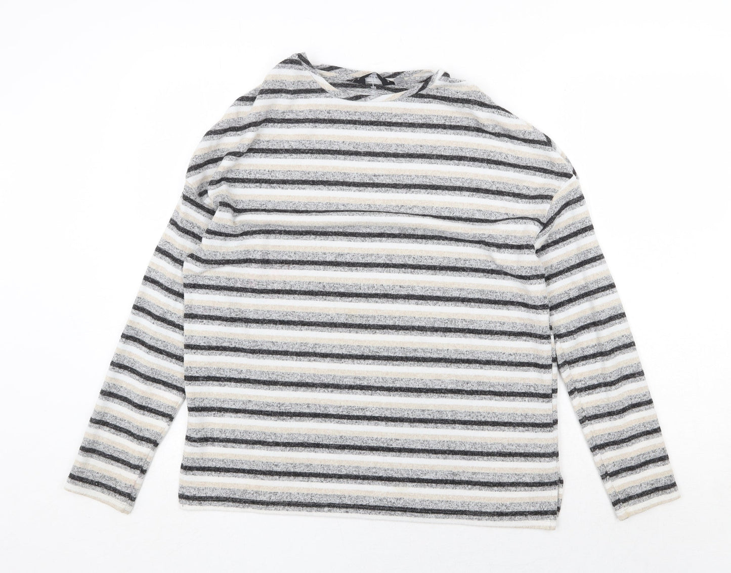 Womens UK Size 8 Dorothy Perkins Grey Pullover Jumper