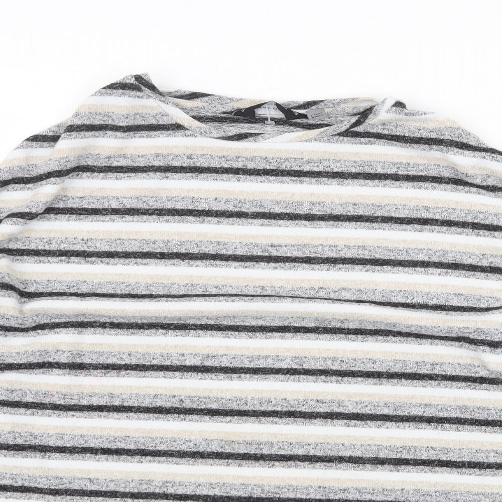 Womens UK Size 8 Dorothy Perkins Grey Pullover Jumper