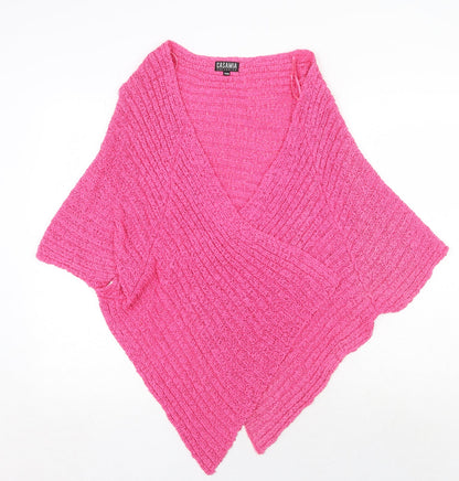 Womens UK Size One Size Casamia Pink Cardigan Jumper