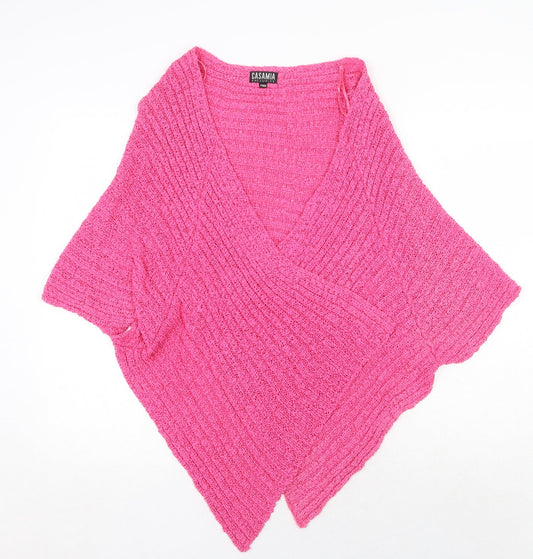 Womens UK Size One Size Casamia Pink Cardigan Jumper