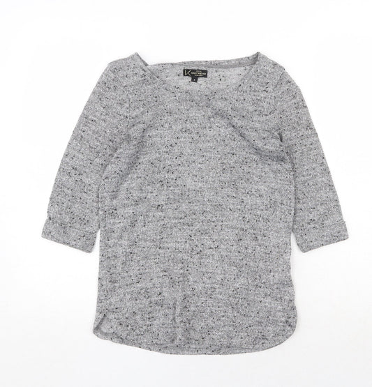 Womens UK Size 8 New Look Grey Pullover Jumper