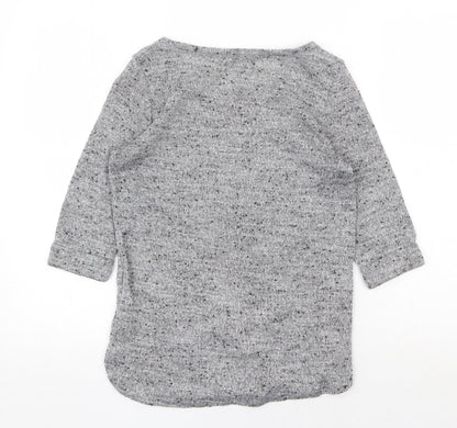 Womens UK Size 8 New Look Grey Pullover Jumper