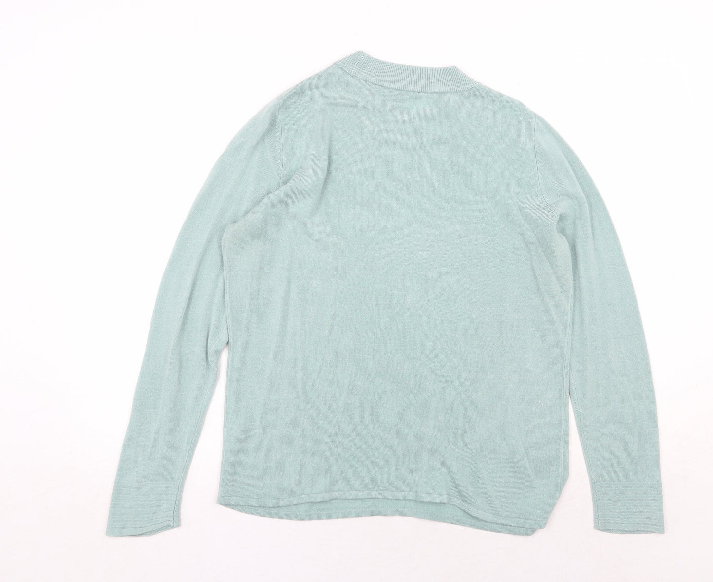 Womens UK Size 14 Bonmarché Green Pullover Jumper