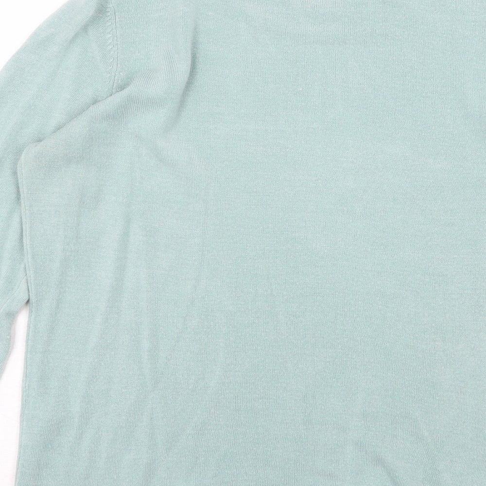 Womens UK Size 14 Bonmarché Green Pullover Jumper
