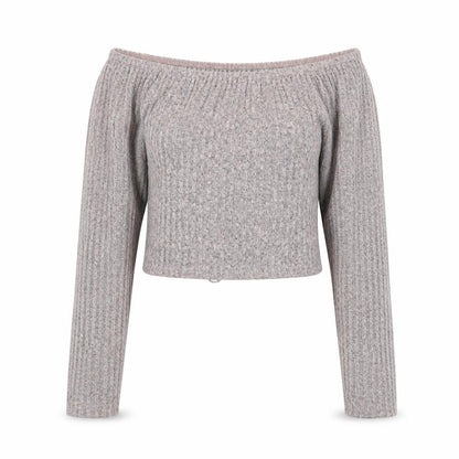 Womens UK Size 10 PRETTYLITTLETHING Grey Pullover Jumper