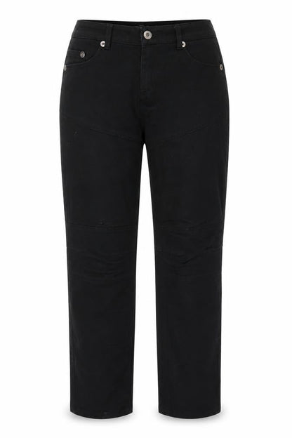 Funk'n Soul Womens Black Cotton Straight Jeans Size M Regular Zip